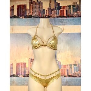 Metallic Gold Two piece set